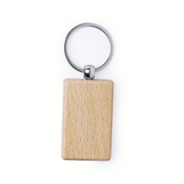 Llavero personalizado de madera natural personalizado | Detalle de bod