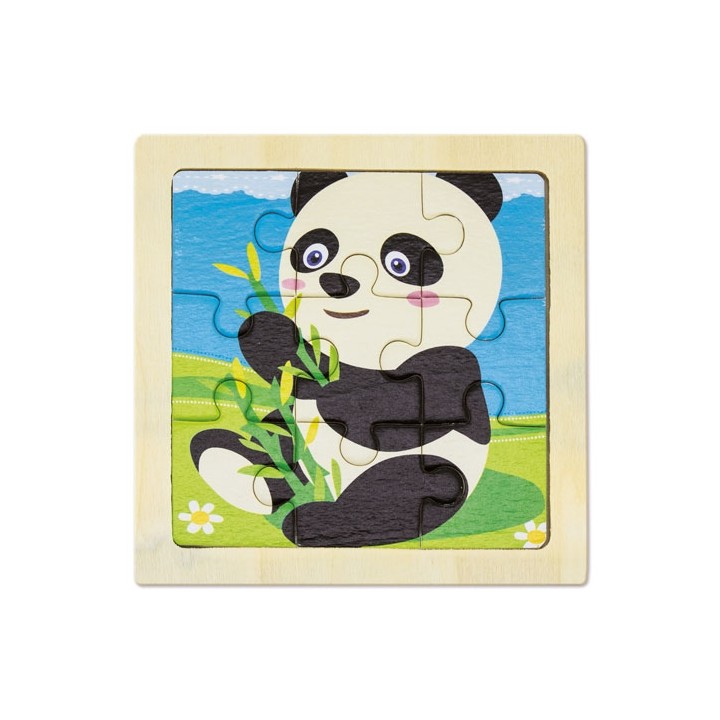 Pack 5 Puzzles Infantil de Madera personalizado | Detalle de boda | Xu