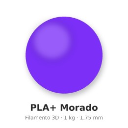 Filamento PLA+ Morado 1kg 1,75mm impresión 3D | Xuxisland Makers