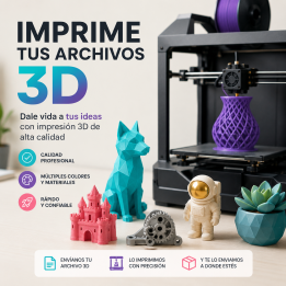 Imprime tu diseño 3D