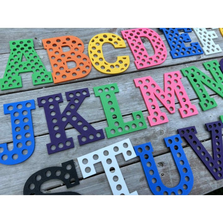 Dotted letters | Letras 3D personalizadas | Xuxisland Makers
