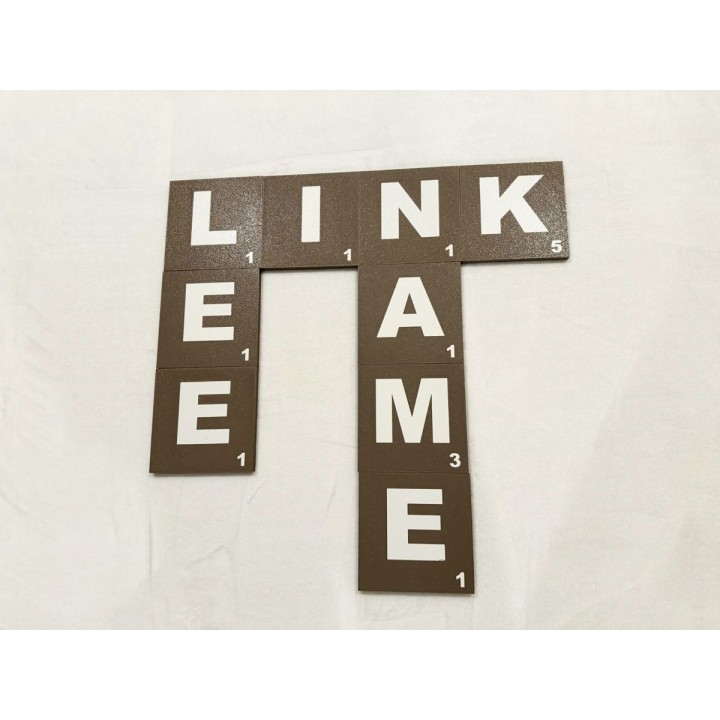 Scrabble Letter Tiles (Wall Mount) | Letras 3D personalizadas | Xuxisland Makers