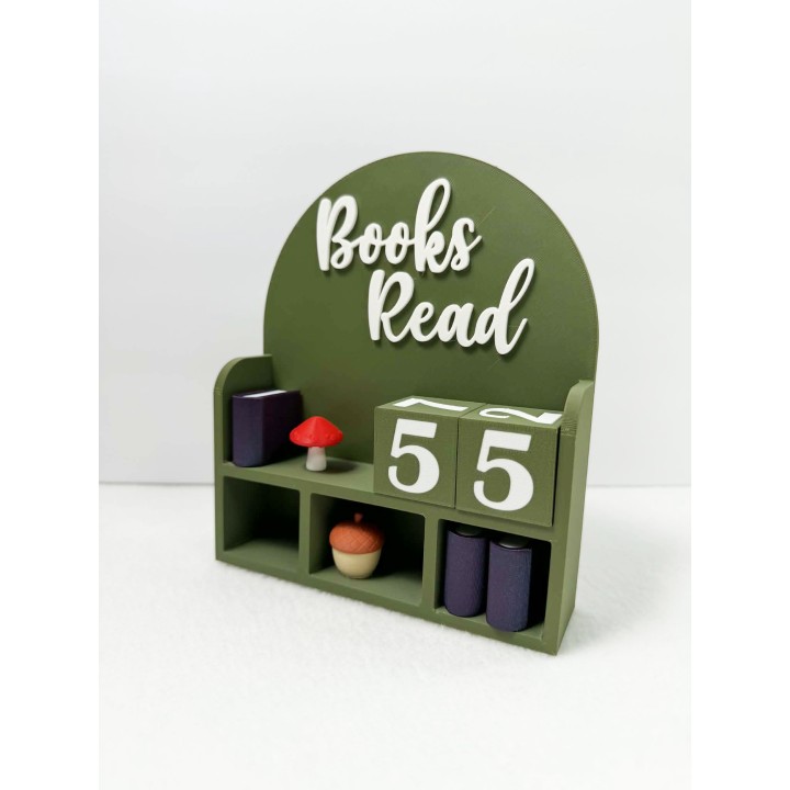 Contador de Libros Estantería 3D | Xuxisland Makers