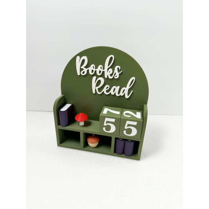 Contador de Libros Estantería 3D | Xuxisland Makers
