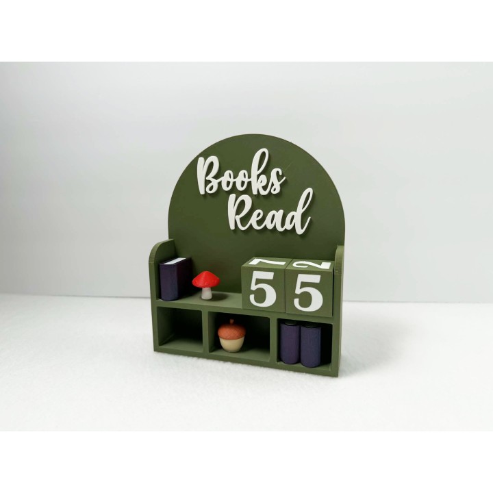 Contador de Libros Estantería 3D | Xuxisland Makers