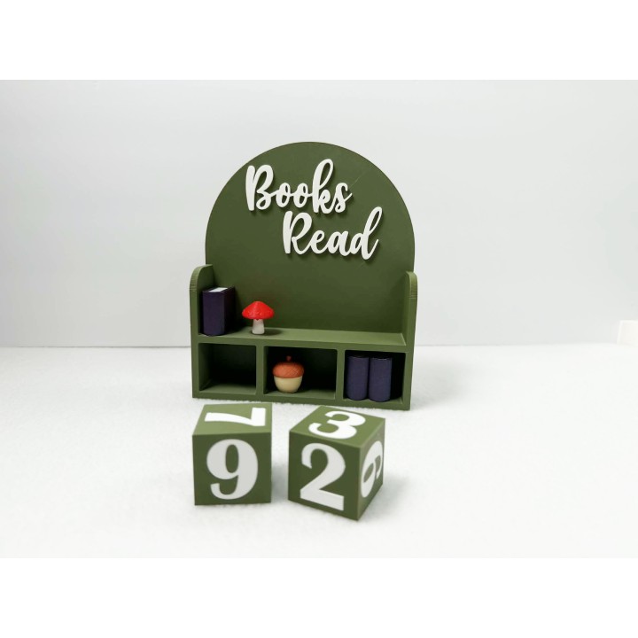 Contador de Libros Estantería 3D | Xuxisland Makers