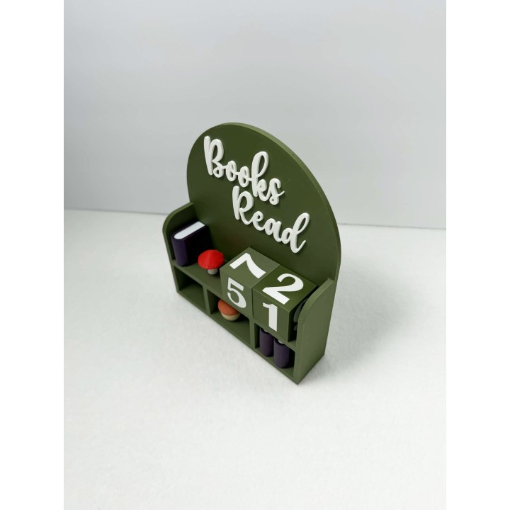 Contador de Libros Estantería 3D | Xuxisland Makers